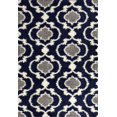 thumbnail image 1 of Cozy Moroccan Trellis Indoor Shag Area Rug Navy 7'10" X 10', 1 of 2