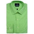 thumbnail image 1 of Monsieur Camisa de Vestir Regular Fit  Verde Limon, 16" Cuello 34" Manga Monsieur 13054X, 1 of 4