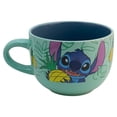 thumbnail image 1 of Taza Jumbo Bitono De Cerámica, Stitch Hawaii Tropical, Disney Clásicos, Capacidad 820 Ml, 1 of 4