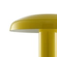 thumbnail image 3 of JONATHAN Y Suillius 11" Contemporary Bohemian Rechargeable/Cordless Iron Integrated Portable LED Mushroom Table Lamp, Yellow, JYL7114C, 3 of 7