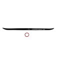 thumbnail image 1 of Universal Gloss Black Car Rear Trunk Spoiler Lip UV Proof Rubber Spoiler Wing 120cmx4cm/47.24inx1.57in, 1 of 5