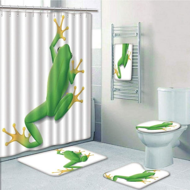Prtau A Frog From Behind Little Paws, Tree Frog Bathroom Set