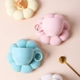 thumbnail image 3 of Ceramic Mug And Saucer with Office , Pink, 3 of 8