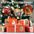 thumbnail image 4 of Beaquicy Christmas Gift Tags Stickers 120 Pack Kraft Self-Adhesive Xmas Name Tags, 4 of 9
