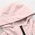 thumbnail image 6 of Dezsed Ladies' Spring And Winter Waterproof Hooded Pocket Zipper Jacket Outdoor Mountaineering Clothing Sports Jacket Pink XXL, 6 of 9