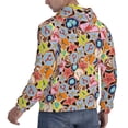 thumbnail image 6 of Fotbe Men's Hoodie with Beach Life Pattern - Kangaroo Pocket Pullover Hooded Sweatshirt, Perfect for Daily Wear, Travel, and Home-Medium, 6 of 7