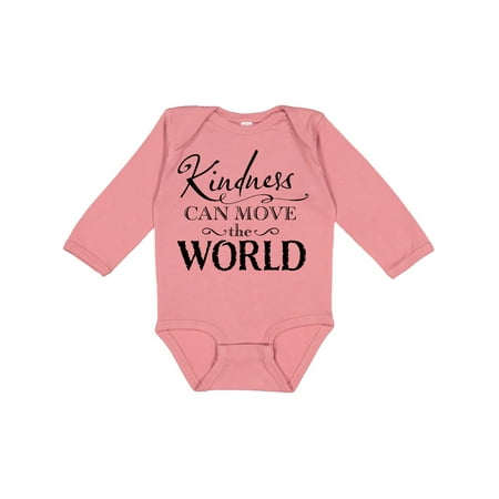 

Inktastic Kindness Can Move the World Gift Baby Boy or Baby Girl Long Sleeve Bodysuit
