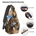thumbnail image 3 of Sling Bag for Men, Musical Horse Vintage Collage Fanny Pack Crossbody Bags Shoulder Chest Bag, Small Gym Bag Anti Theft Crossbody Backpack Daypack for Travel Sports Running Hiking, 3 of 7