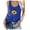 Blue, variant on Tops for Women Sleeveless Summer Tank Top Boho Floral Racerback Cami Tops Cute Sleeveless Graphic Tanks (Wine M)