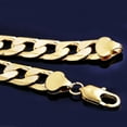 thumbnail image 3 of 7MM 50cm Hombres 18k Chapado en oro amarillo Collar de cadena cubana Joyería para hombre Hip-Hop ER, 3 of 5