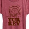 thumbnail image 3 of Peanuts - Woodstock Turkey - Women's Short Sleeve Graphic T-Shirt, 3 of 6