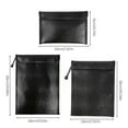 thumbnail image 5 of Sylvtty 2000 Fahrenheit Fireproof Document Bag Waterproof Money Bag with Zipper Important Document Organizer Pouch for Valuables Legal Documents Cash, 5 of 7