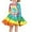 Raibow Tie Dye, variant on FKELYI Cute Heart Corgi Long Sleeve Dress Size 7-8 T Comfortable Daily Life Swing Twirl Skater Dress Loose Kids Girls Midi Dress Long Sleeve
