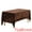 Dark Coffee, variant on Unique Bargains Rectangle Polyester Washable Tablecloth Wedding or Banquet Table Cover Black 63"x126"