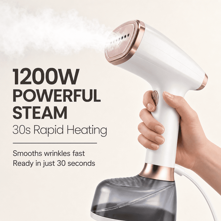 Amumu Handheld Garment Steamer, 1200W photo 2