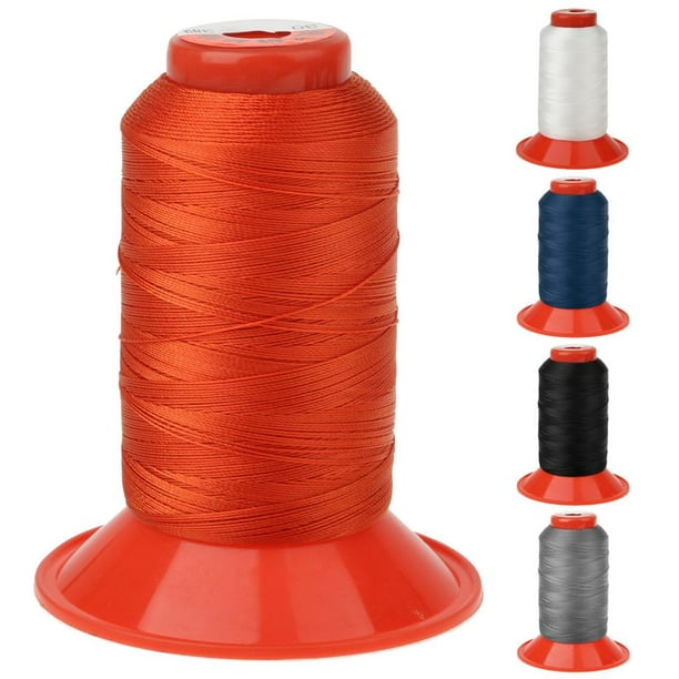 3x 500 Meters Bonded Nylon Thread Heavy Duty for Hand And Sewing Machine  Orange