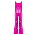 thumbnail image 4 of Doomiva Kids Modern Hip Hop Jazz Dance Bodysuit Full Sequins Jumpsuit Stage Performance Dancewear Hot Pink 8, 4 of 7