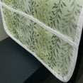 thumbnail image 3 of Leaves Microwave Oven Cover, Foliage Leaves Pattern with Venetian Inspirations Vintage Motifs Illustration, Water Resistant Organizer with Pockets Kitchen, 36" x 12", Green Pale Green, by Ambesonne, 3 of 4