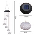 thumbnail image 4 of Labymos Solar Energy Powered Wind Chime Lamp Color-changing Outdoor Garden Street Solar Panel Light, 4 of 7