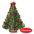 thumbnail image 4 of Beistle 3 Dimensional Christmas Tree Tabletop Centerpiece for Winter Holiday Celebrations-Festive Decorations, Friends and Family Gatherings, 11.75", Multicolored, 4 of 4
