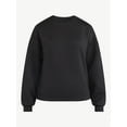 thumbnail image 5 of Avia Women's Luxe Fleece Crewneck Sweatshirt, Sizes XS-XXXL, 5 of 5