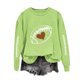 thumbnail image 1 of Ailaofu Football Sweatshirts for Women Oversized Crewneck Sweatshirt Cute Crewnecks Holiday Long Sleeve Rugby Sweat Shirts, 1 of 4