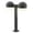 Textured Gray, variant on Sonneman 7306.Dc.Dl-Wl Reals 2 Light 18" Tall Integrated Led Landscape Path Light - Grey