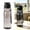 Black, variant on Portable Plastic Water Bottle with Hand Strap, Leak-Proof Sports Drinking Cup for Gym and Hiking Y