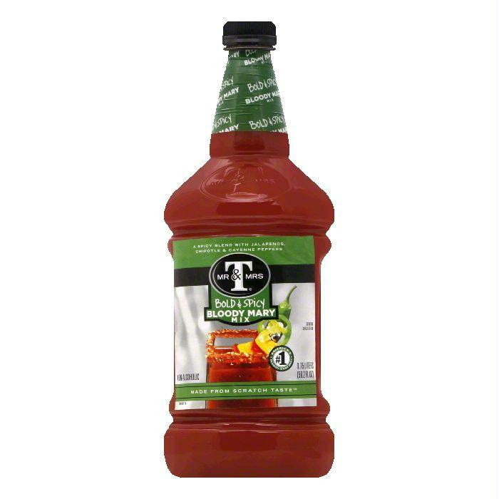 Mr & Mrs T Bold & Spicy Bloody Mary Mix, 1.75 LT (Pack of 6) Walmart