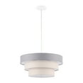 thumbnail image 5 of SAFAVIEH Clelia LED Grey Fabric Pendant Light with Grey Linen Shade, 5 of 8