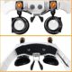 thumbnail image 2 of 3x 4x 5x 6x 7x 10x 15x Led Magnifying Adjustable Head Magnifier Bracket Loupe, 2 of 4