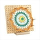 thumbnail image 2 of Kit de Tablero de Bloqueo de Ganchillo de Madera con Pasadores de Varilla de Acero Inoxidable para Tejer Granny Squares, Tablero de Ganchillo, Manualidades, 23,5 cm, 2 of 5