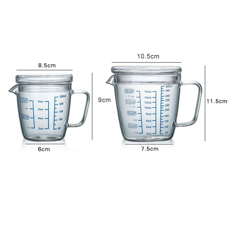 BERYLER® 2 Pack 1/2 Cup (120 ml | 120 cc | 4 oz) Measuring Cup, Stainless  Steel Measuring Cups, Metal Measuring Cup, Kitchen Gadgets for Cooking
