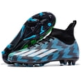 thumbnail image 3 of Botas de fútbol al aire libre para hombre, zapatos de fútbol transpirables con picos largos, ultraligeros, tacos de hierba de alta calidad, entrenamiento, FG, nuevo, 3 of 5