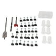 thumbnail image 1 of Cable Routing Kit, Multifunction Cable Management System Wall Grommets Accessories for Cables Pass Through Mounting Kit High Sealing Cable Clips for Home Wiring Industrial Use, 1 of 7