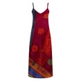 thumbnail image 4 of Puntoco Vestidos Mujer Verano Moda Mujer Casual Retro Estampado V-Cuello Camis Vestido Largo Sin Mangas, 4 of 4
