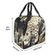 thumbnail image 3 of Easygdp Graceful Snow Leopard Bolsa Térmica Premium - Tela Oxford Impermeable, Gran Capacidad, Bolsillo Frontal, Unisex para Trabajo, Escuela, Actividades al Aire Libre y Picnics, 3 of 8