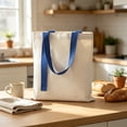 thumbnail image 4 of Canvas Tote Bag for Daily Errands, Blank Polycotton Reusable Shopping Tote for Heat Transfer Customization, Lightweight Foldable Shoulder Bag for Grocery, Books, and Casual Outings, 4 of 6
