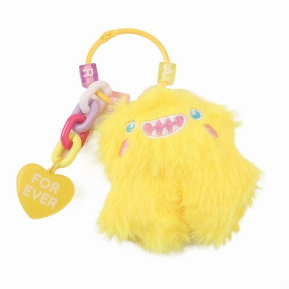 Cute Monsters Plush Keychain Uniqu Stuffed Doll Keyring for Kid Adult Keyring Decoration Green Monsters Pendant Keychain