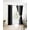 Black, variant on Brown White Stripe Blackout Curtains 90 Inches Long for Bedroom, Modern Rustic Vertical Striped Thermal Insulated Room Darkening Black Out Window Curtain Panels Grommet Drapes for Living Room