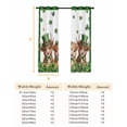 thumbnail image 6 of St. Patrick's Day Blackout Curtains for Bedroom, Cute Highland Cow Shamrock Gold Coin Green Thermal Insulated Kitchen Drapes with Grommets, Light Blocking Window Treatment, 2 Panels 42" x 63", 6 of 7