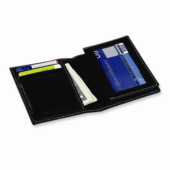FB Jewels Black Leather Card Case