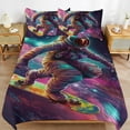 thumbnail image 2 of Funny Astronauts Bedding Set with Zipper Closure for Girls & Boys, 2 of 6