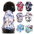 thumbnail image 2 of BAIANNAN Hawaiian Beach Style Dog T-Shirts Thin Breathable Summer Dog Clothes for Small Dogs Puppy Pet Cat Vest Chihuahua Yorkies Poodle, 2 of 6