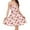 Pink Love Bow, variant on FKELYI Pink Heart Bow Women Dresses Size 4XL Durable Women Dress Long Sleeve Elegant Elastic Swing Skater Midi Dress for Valentine's Day