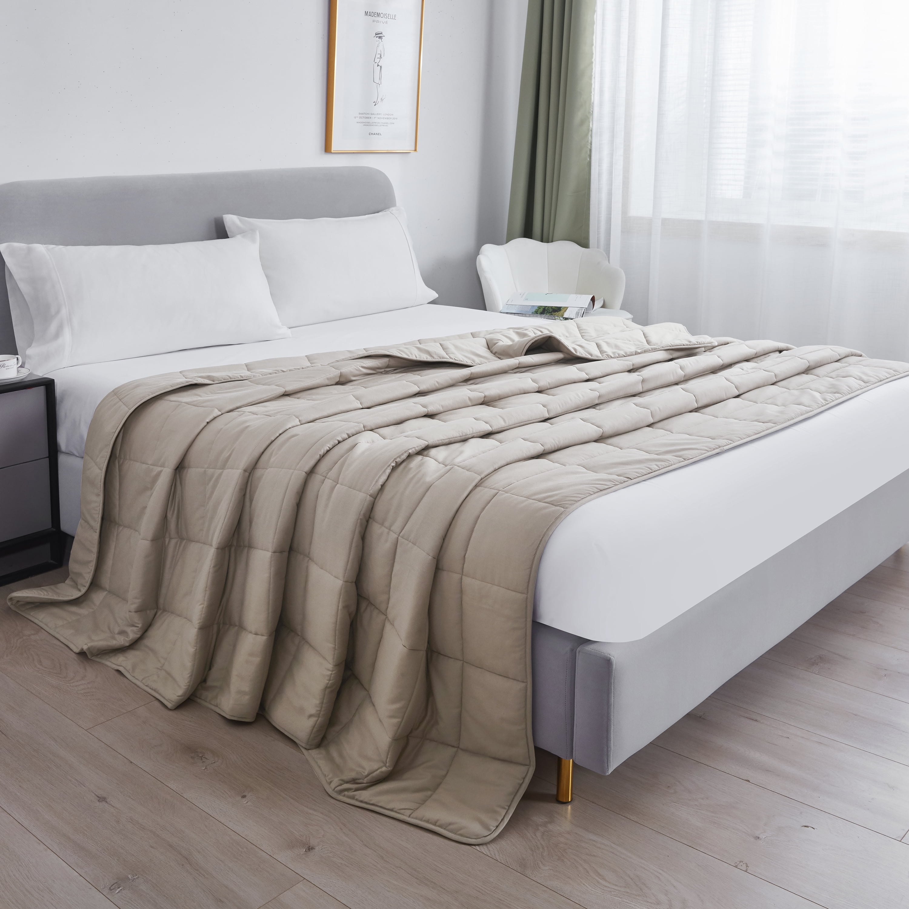 86x92 weighted store blanket cover