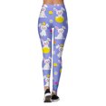 thumbnail image 3 of Shadoumai Easter Leggings for Women High Waist Work Out Yoga Pants Tight Mid Length Seamless Legging Lift XS-3X Sports Wear, 3 of 4