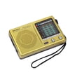 thumbnail image 2 of Ygjytge Retro Full Band SW AM FM Emergency Mini Weather Radio Altavoz Incorporado (Oro), 2 of 9