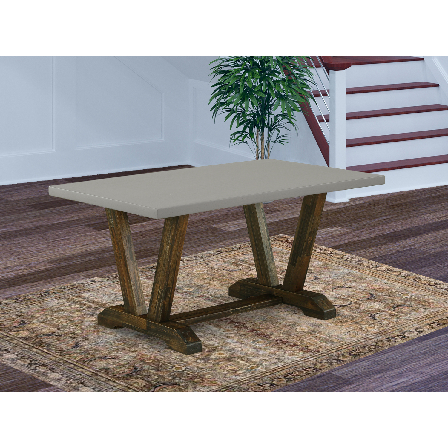 36 x 60 pedestal dining table