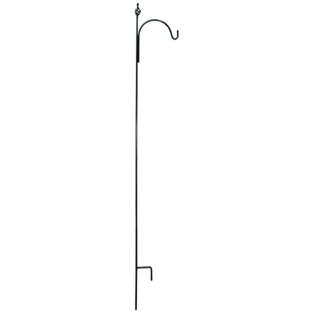 Shepherds Hook Plant Hanger, Spiral Twist, Bronze, 90In.